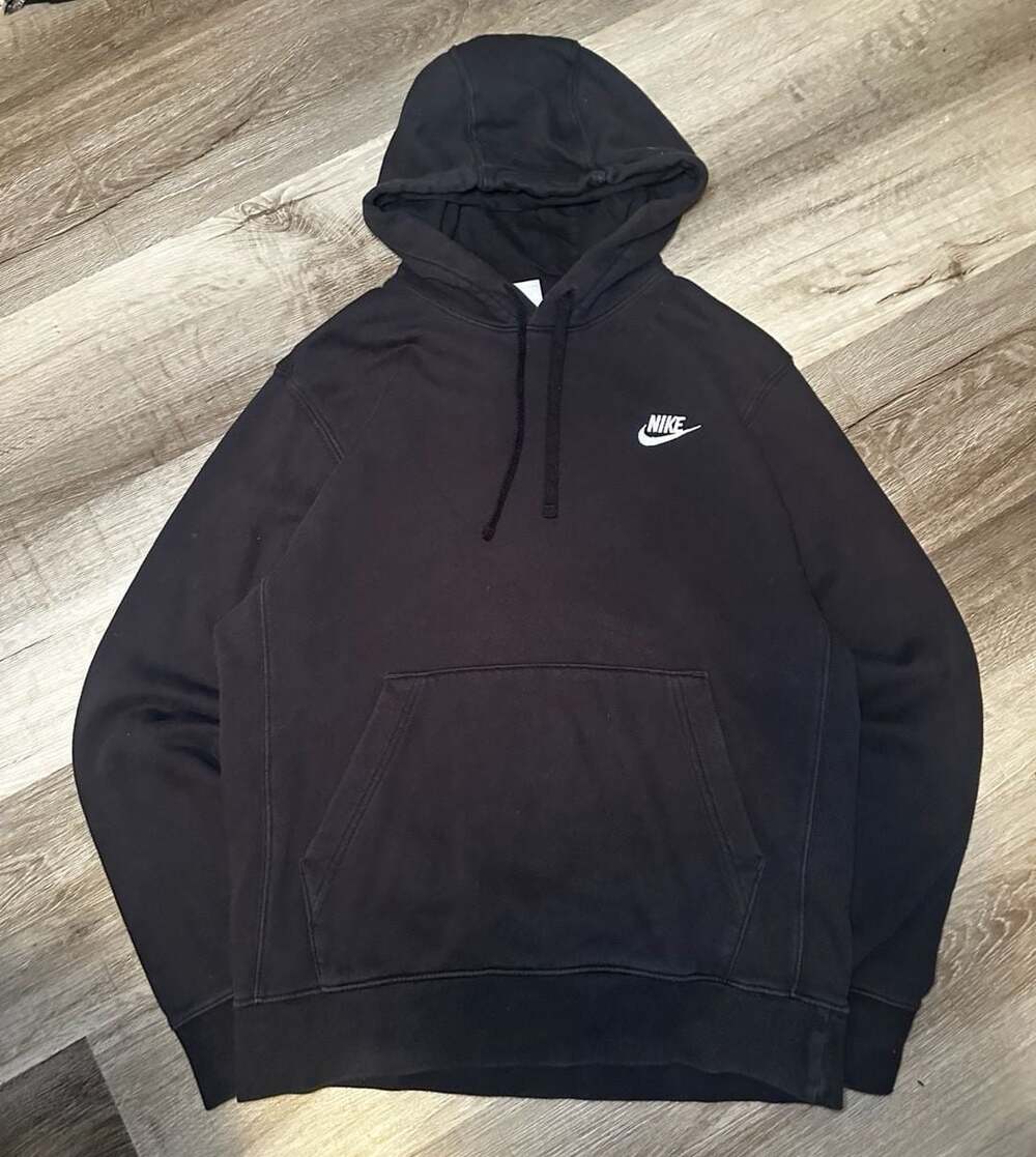 Nike Small Black Pullover Hoodie Sweatshirt